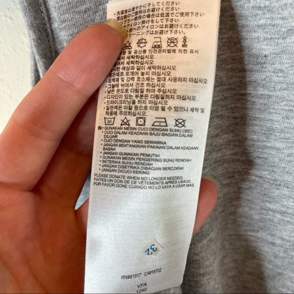 Nike Girls Logo Grey Tank Dress/Sz:6/NWT - Picture 8 of 8